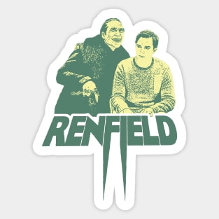 Renfield movie Nicolas Cage Nicholas Hoult design ironpalette Sticker